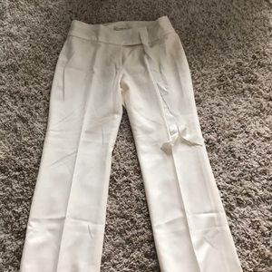 Winter white trousers